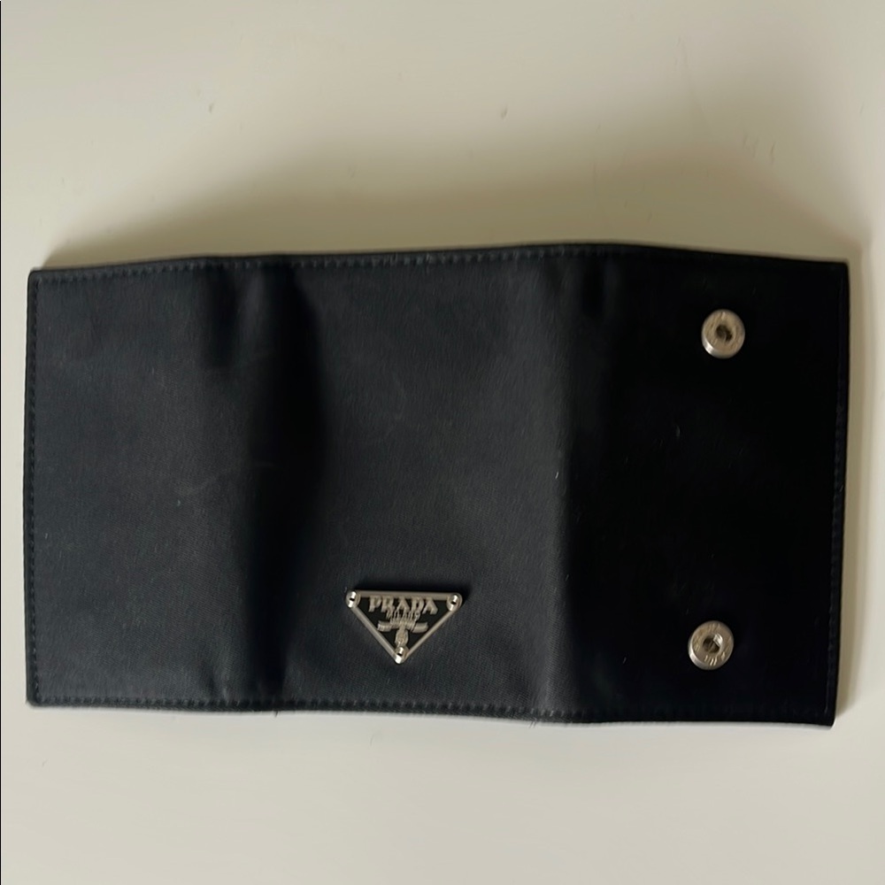 Authentic Vintage Prada Black Key & Card Holder Nylon - Picture 5 of 5